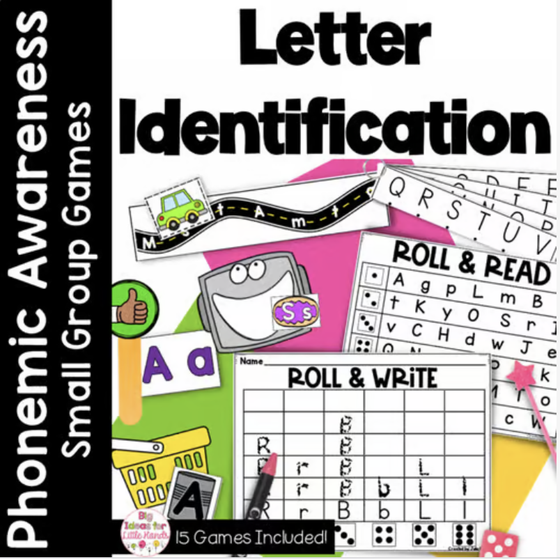 Find these letter identification activities in my TPT store!